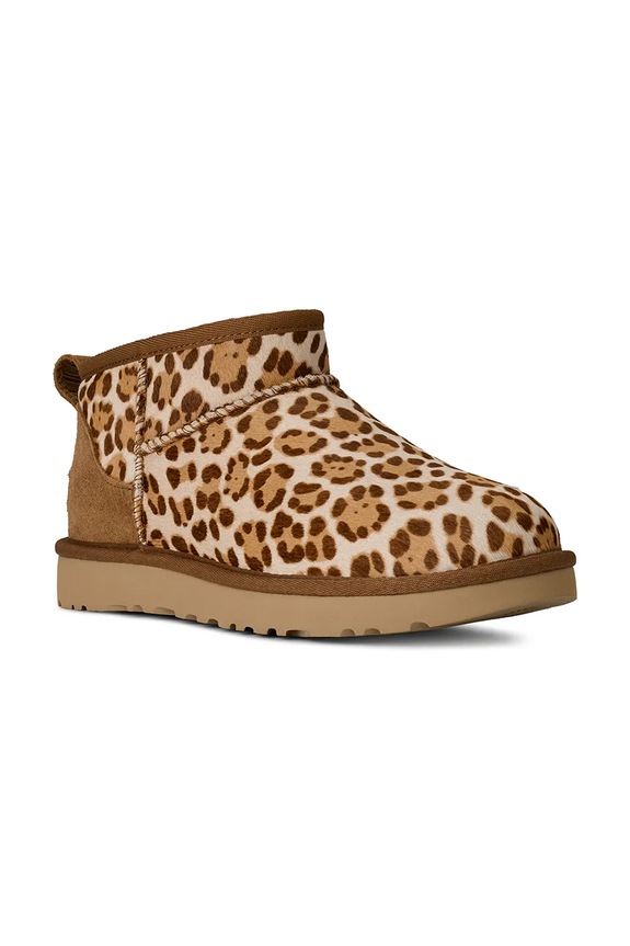 Snežke iz semiša UGG W Classic Ultra Mini Plains 1178110.FDJ bež SS26