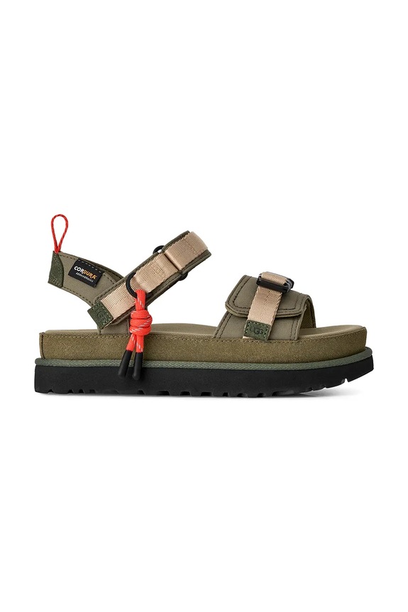 Πέδιλα UGG W Goldenstar Wildwood δέρμα σαμουά πράσινο 1180070.BTOL