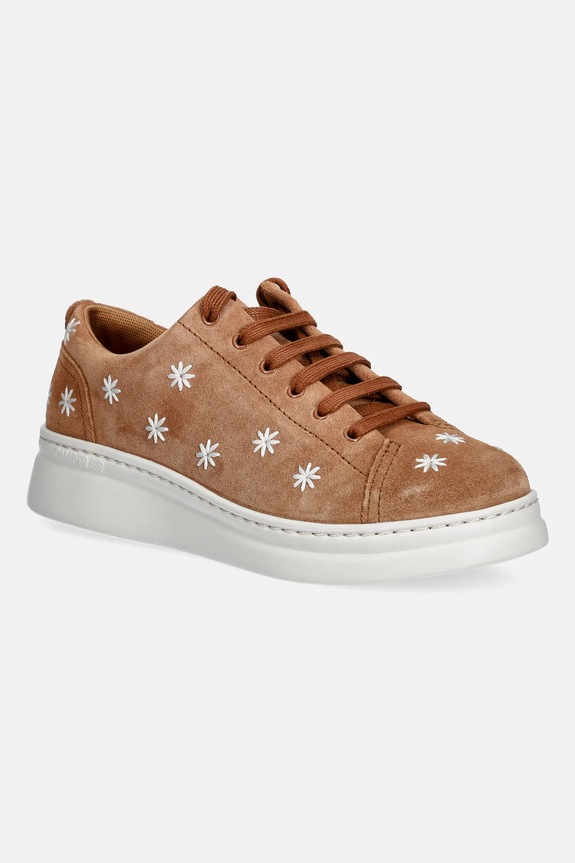 Camper sneakers din piele intoarsă Runner Up Planet friendly maro K200645.101