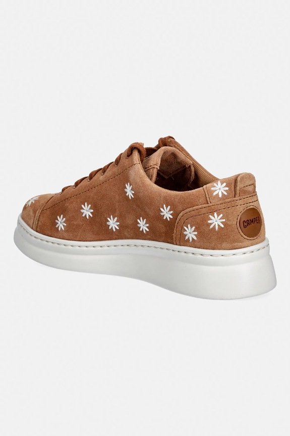 Încălțăminte Camper sneakers din piele intoarsă Runner Up K200645.101 maro