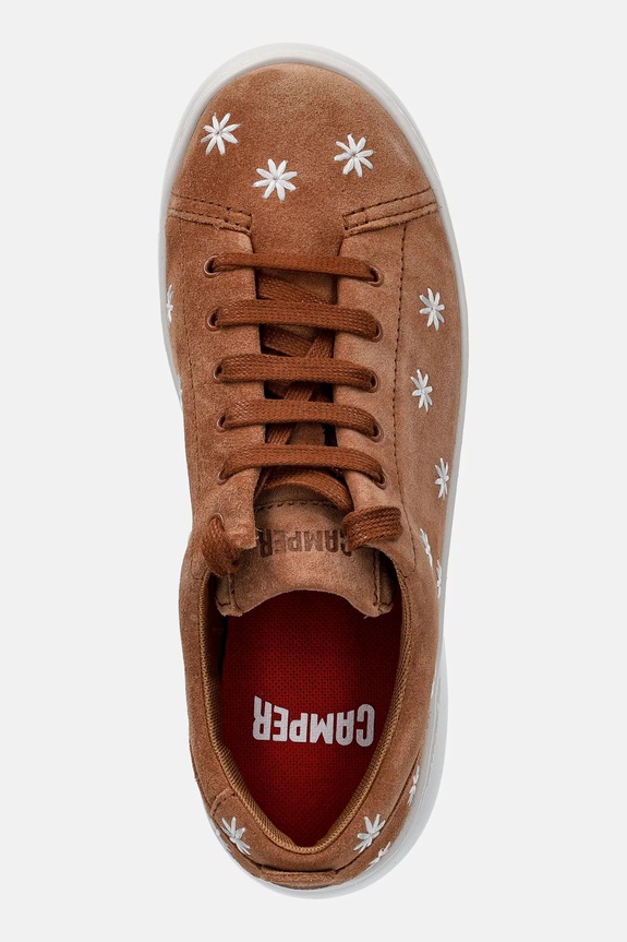 Camper sneakers din piele intoarsă Runner Up maro K200645.101