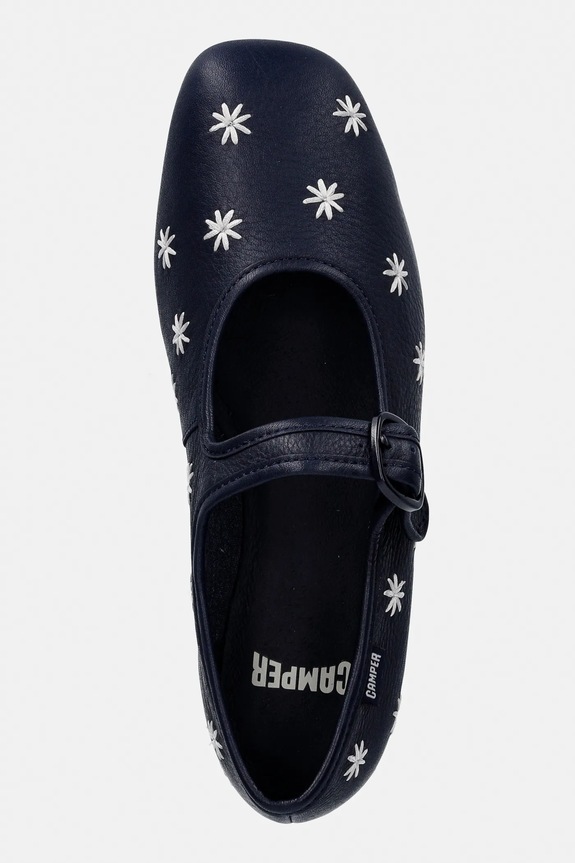 Camper balerini de piele Casi Myra bleumarin K201904.002