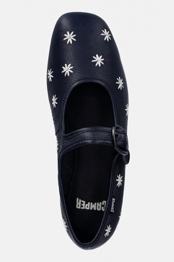 Camper balerini de piele Casi Myra bleumarin K201904.002
