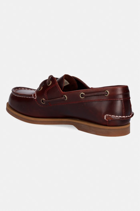Obuwie Timberland mokasyny damskie skórzane Classic Boat Boat TB0A2Q9XEIW1 bordowy