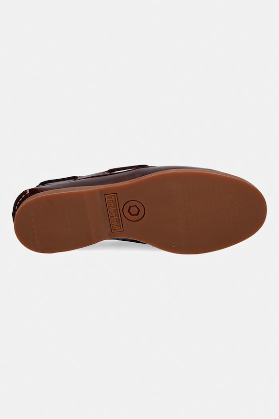 Timberland mokasyny damskie skórzane Classic Boat Boat TB0A2Q9XEIW1 bordowy
