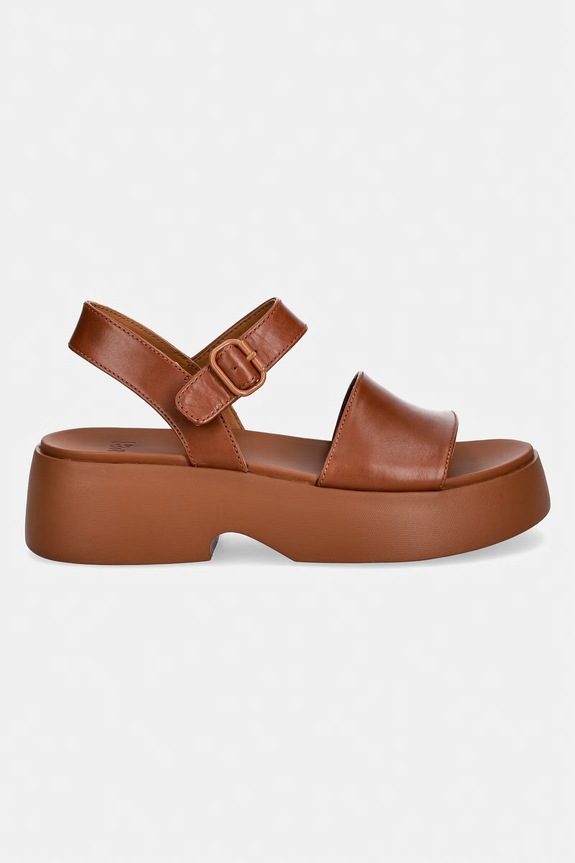 Usnjeni sandali Camper Tasha K201659.011 rjava SS26