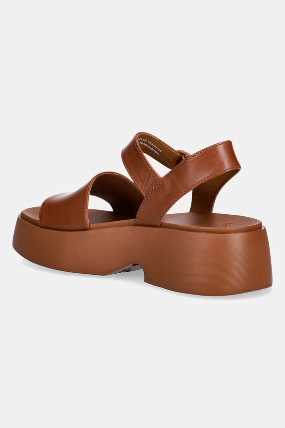 Obutev Usnjeni sandali Camper Tasha K201659.011 rjava