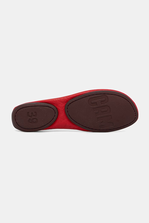 Δερμάτινες μπαλαρίνες Camper Right Nina K201835.006 κόκκινο