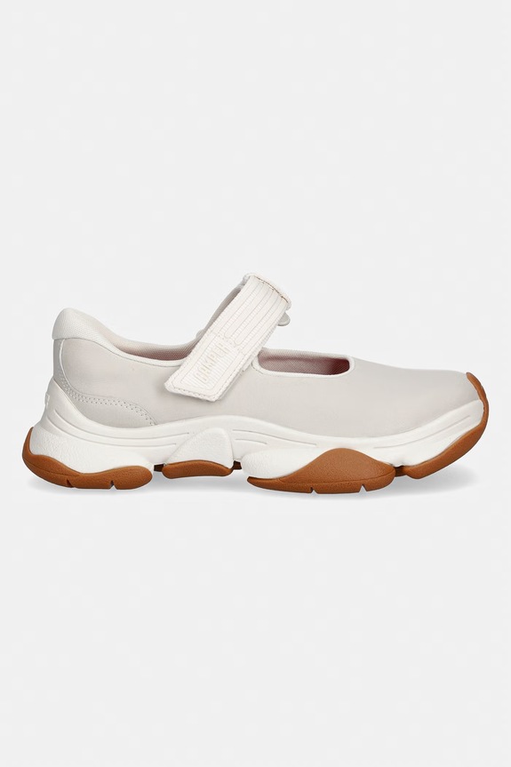 Camper baleriny skórzane Karst 2 K201846.002 szary SS26