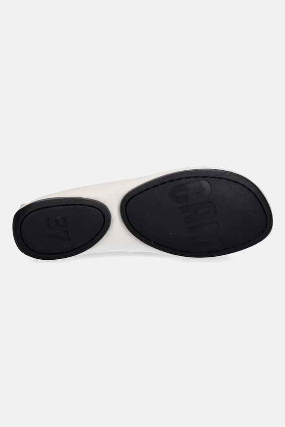 Δερμάτινα μοκασίνια Camper Right Nina K201848.004 λευκό
