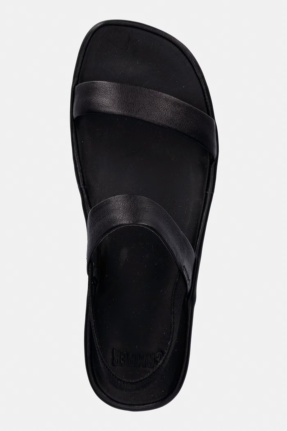 Usnjeni sandali Camper Right Isla črna K201868.002