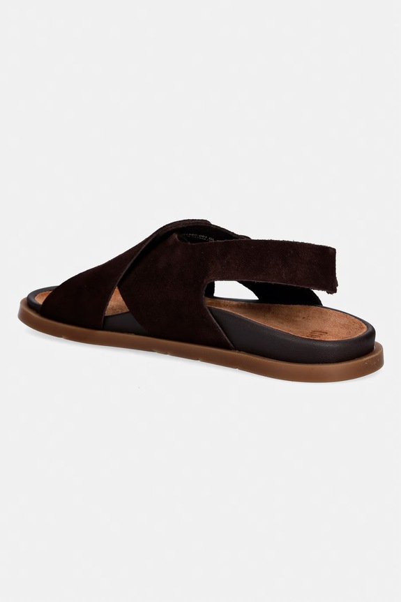 Boty Semišové sandály Camper Lluc Sandal K201880.001 hnědá