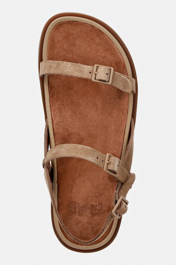 Camper sandale din piele întoarsă Lluc Sandal maro K201883.004