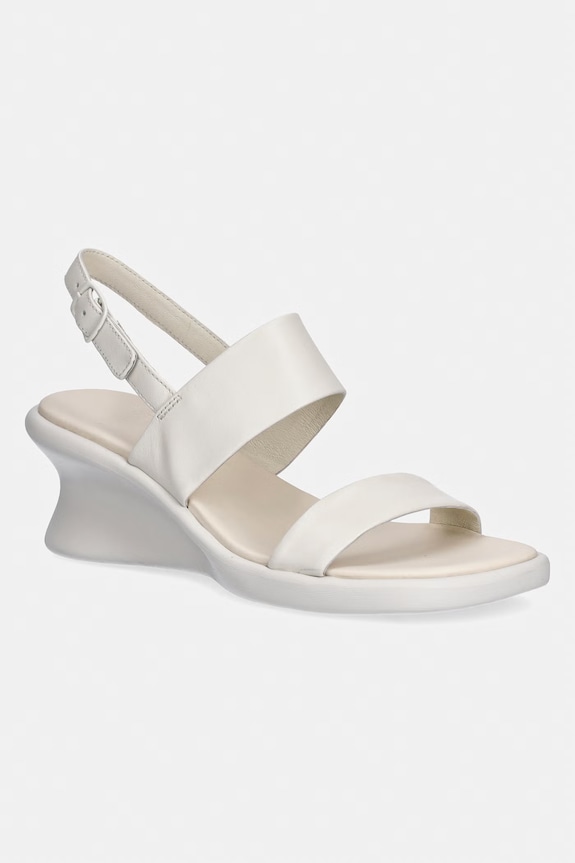 Δερμάτινα σανδάλια Camper Louise Sandal πλατφόρμα μπεζ K201915.002