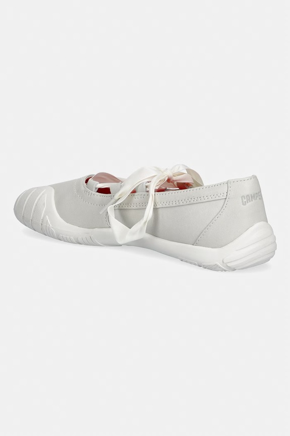 Obuwie Camper baleriny skórzane Peu Path+ K201921.001 szary