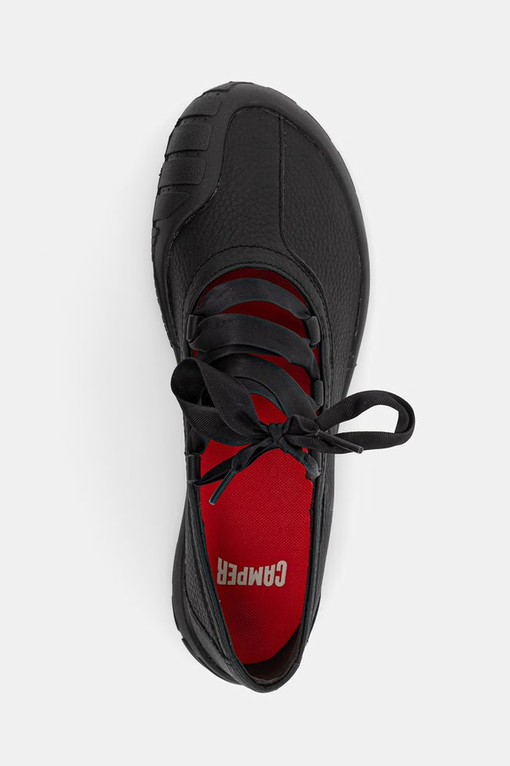 Camper baleriny skórzane Peu Path+ czarny K201921.002