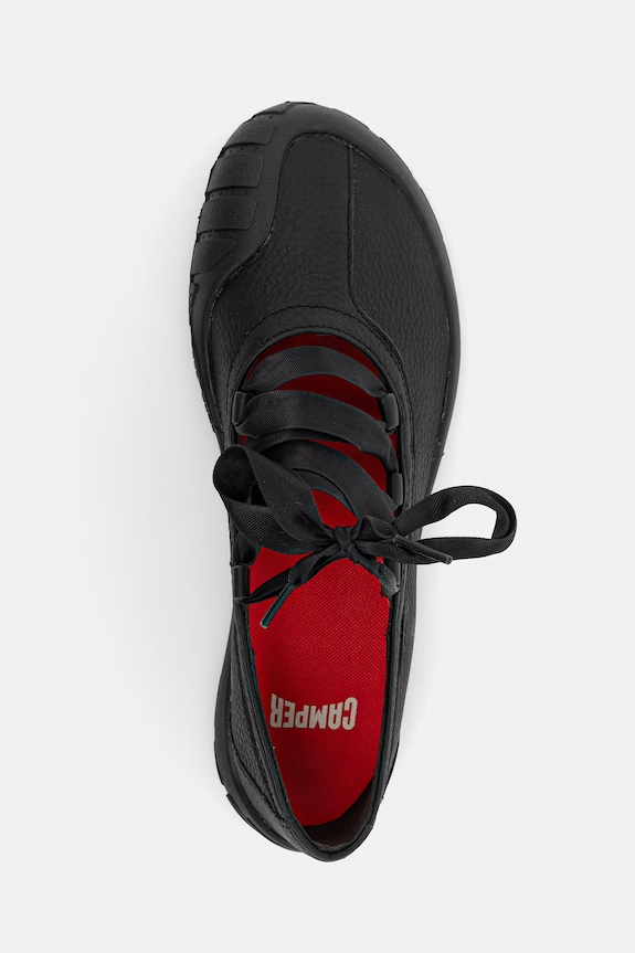Camper baleriny skórzane Peu Path+ czarny K201921.002