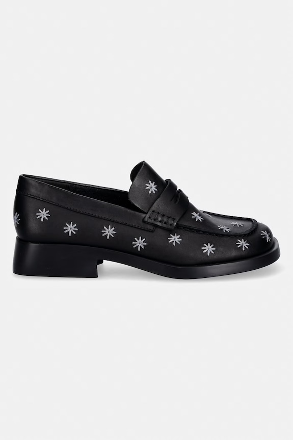 Camper mokasíny dámske kožené Donna K201937.002 čierna SS26
