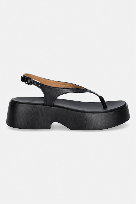 Kožené sandály Camper Tasha K201859.001 černá SS26