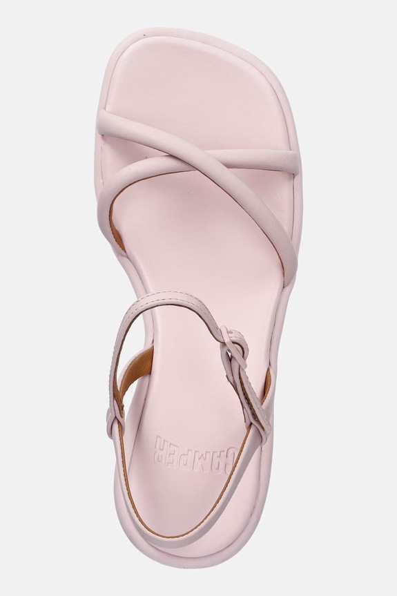 Camper kožené sandále Louise Sandal ružová K201916.003