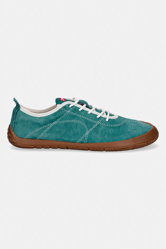 Camper Peu Path+ sneakers de damă din piele întoarsă K201943.002 turcoaz SS26