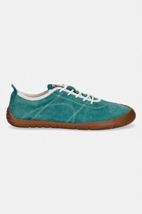 Camper Peu Path+ sneakers de damă din piele întoarsă K201943.002 turcoaz SS26