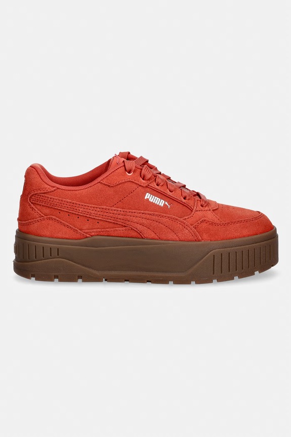 Puma Karmen II Idol sneakers pentru femei, din piele întoarsă 397462 portocaliu SS26