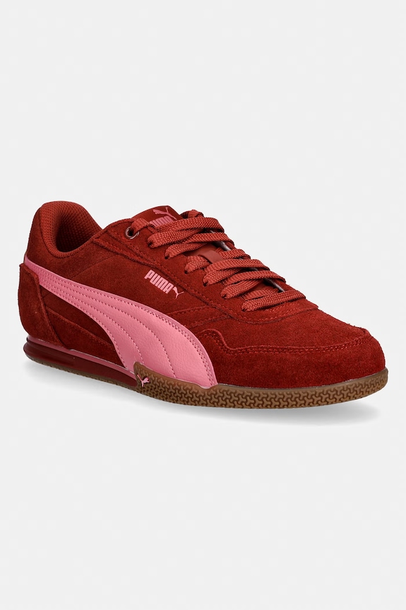 Puma sneakersy zamszowe BELLA DONNA syntetyczny bordowy 402673