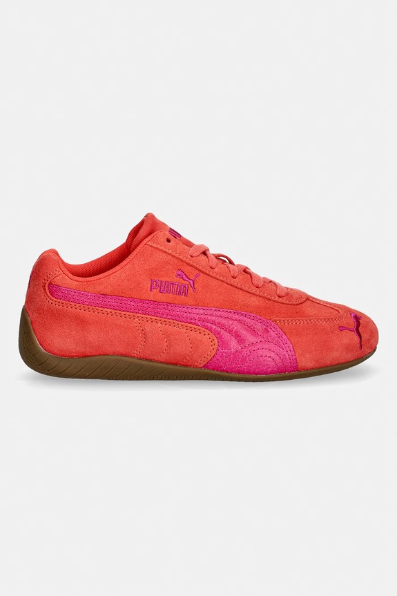 Puma Speedcat Vibes sneakersy damskie zamszowe 406143 pomarańczowy SS26
