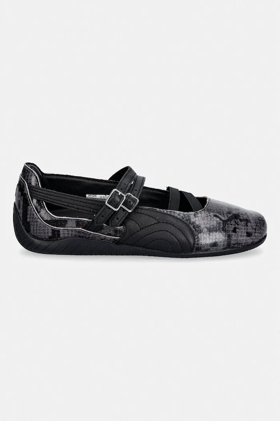 Puma ballerine in pelle Speedcat Ballet Snake 405326 grigio SS26