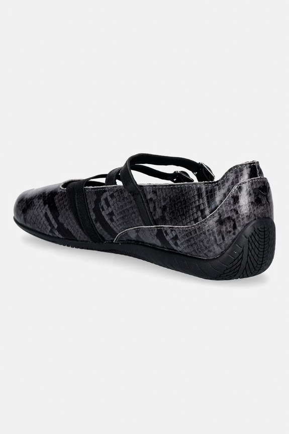 Scarpe Puma ballerine in pelle Speedcat Ballet Snake 405326 grigio