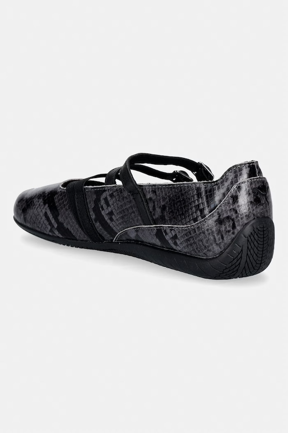 Scarpe Puma ballerine in pelle Speedcat Ballet Snake 405326 grigio