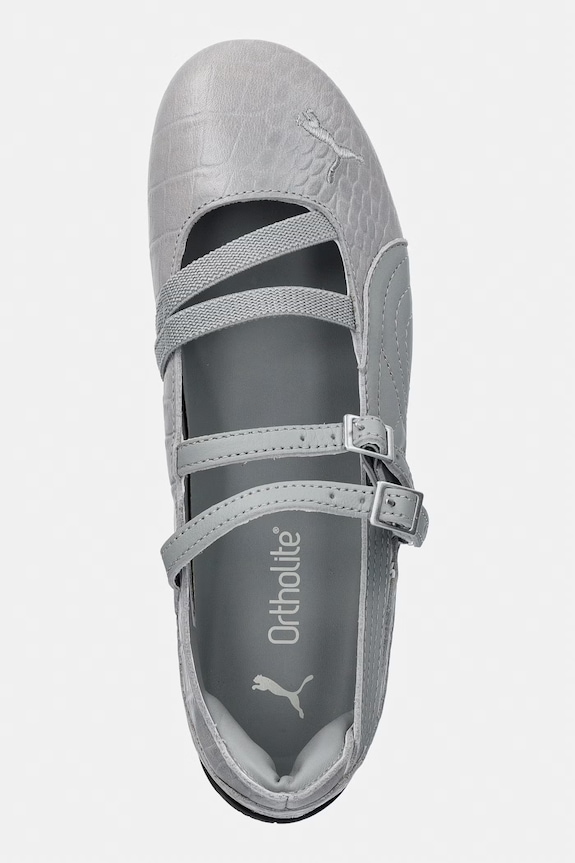 Puma Speedcat Ballet Croc Ballerinas leather gray 405327