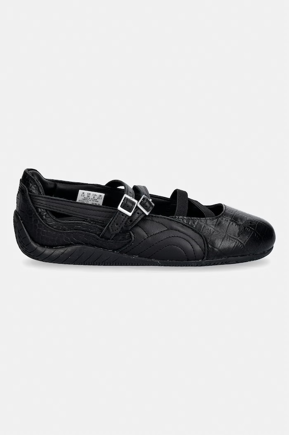 Puma Speedcat Ballet Croc baleriny skórzane 405327 czarny SS26
