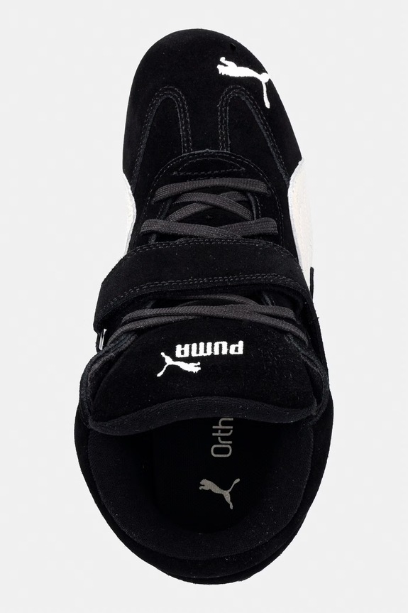 Puma Speedcat Wedge sneakers pentru femei, din piele întoarsă negru 408119