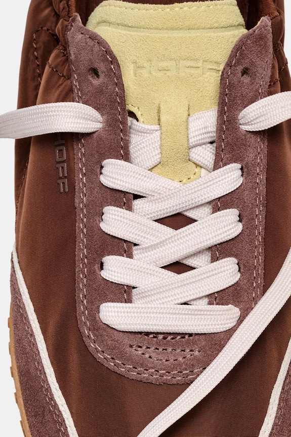 Scarpe Hoff BRIDGE DOPAMINE CHOCOLATE sneakers da donna in pelle 12661021 marrone