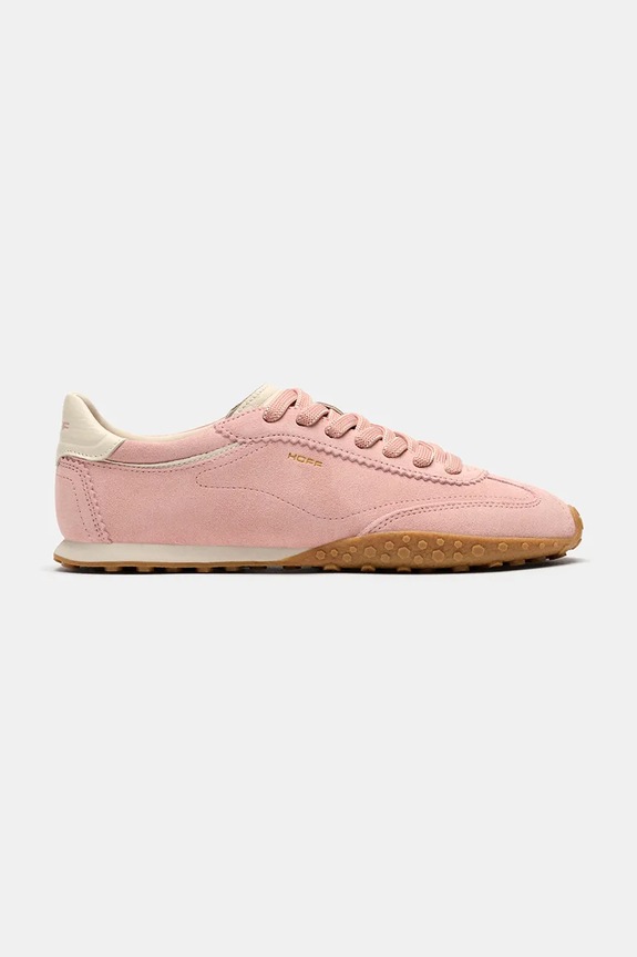 Hoff sneakersy zamszowe BRIDGE FL ROSE płaska różowy 22561022
