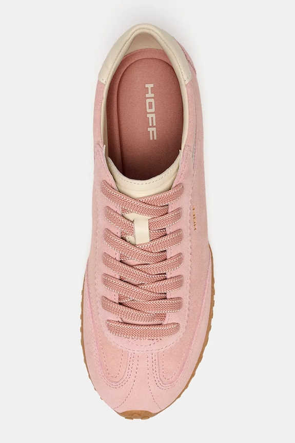 Hoff sneakersy zamszowe BRIDGE FL ROSE 22561022 różowy