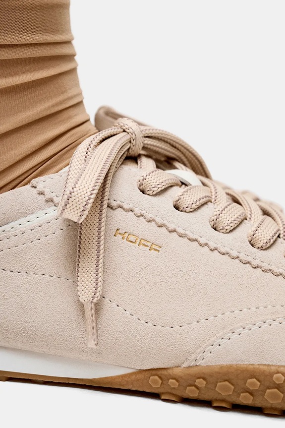Semišové tenisky Hoff BRIDGE FL BEIGE 22561018