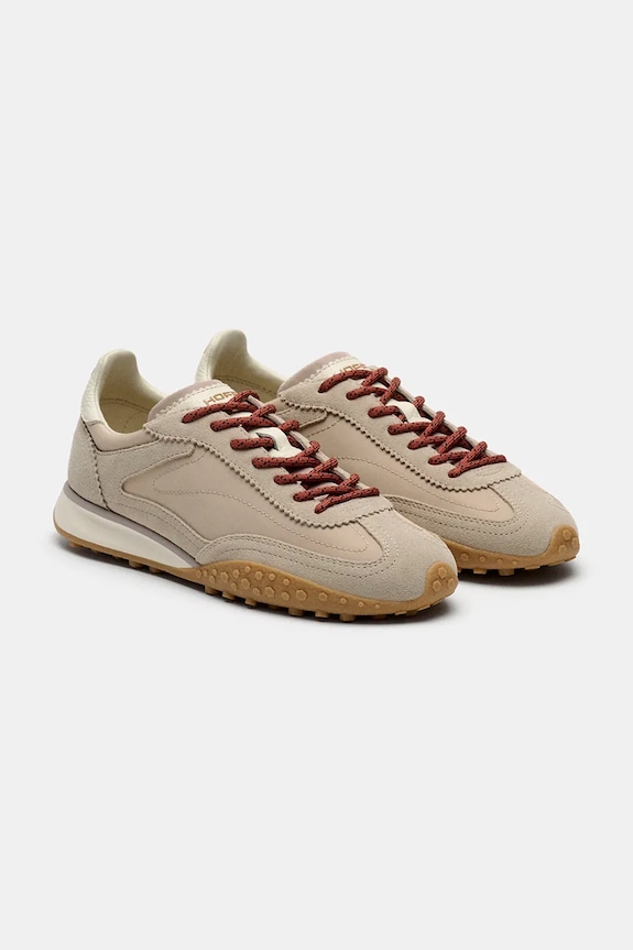 Hoff sneakersy zamszowe BRIDGE MKII BEIGE 22559007 beżowy SS26