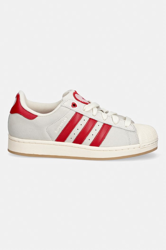 Semišové tenisky adidas Originals Superstar II KH9037 béžová SS26