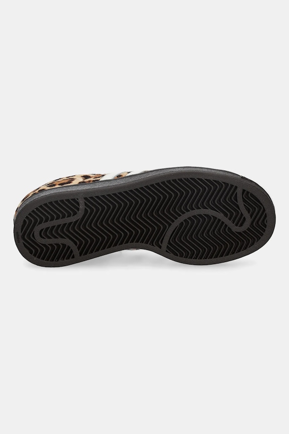 Kožne tenisice adidas Originals Superstar II KI4203 smeđa