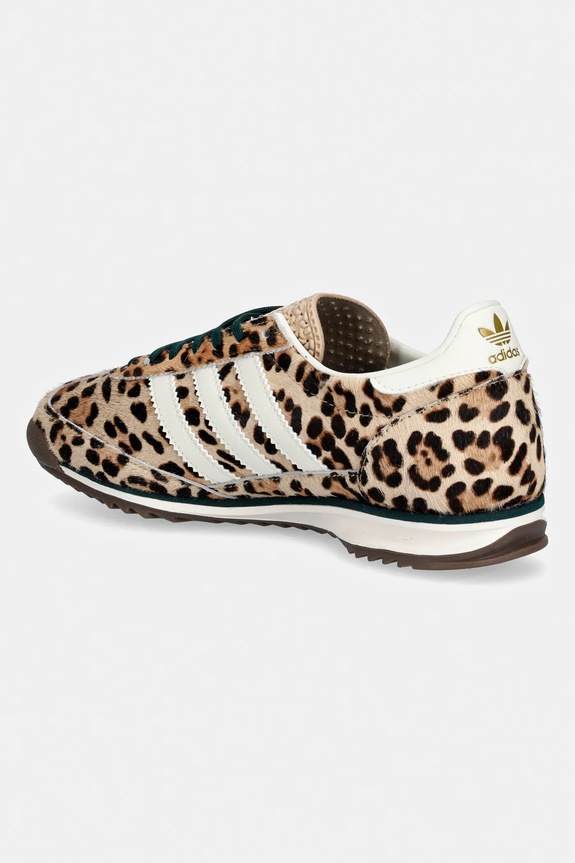 Boty Kožené tenisky adidas Originals SL 72 KI4205 hnědá