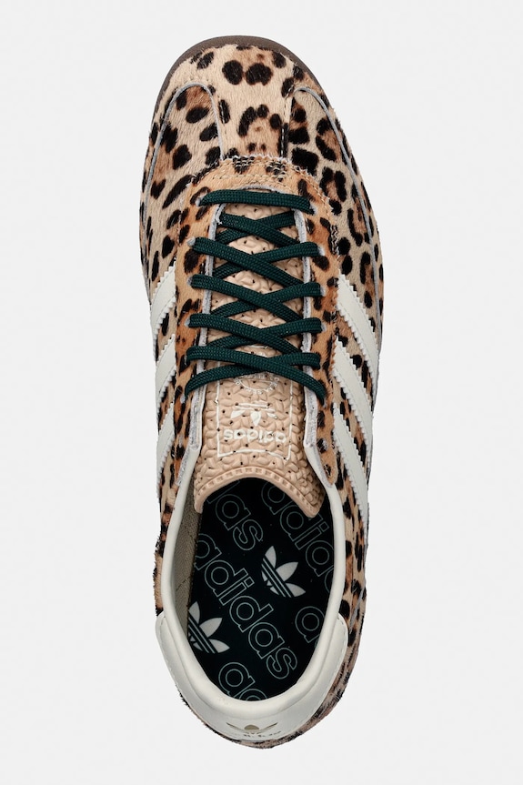 Kožené tenisky adidas Originals SL 72 hnědá KI4205