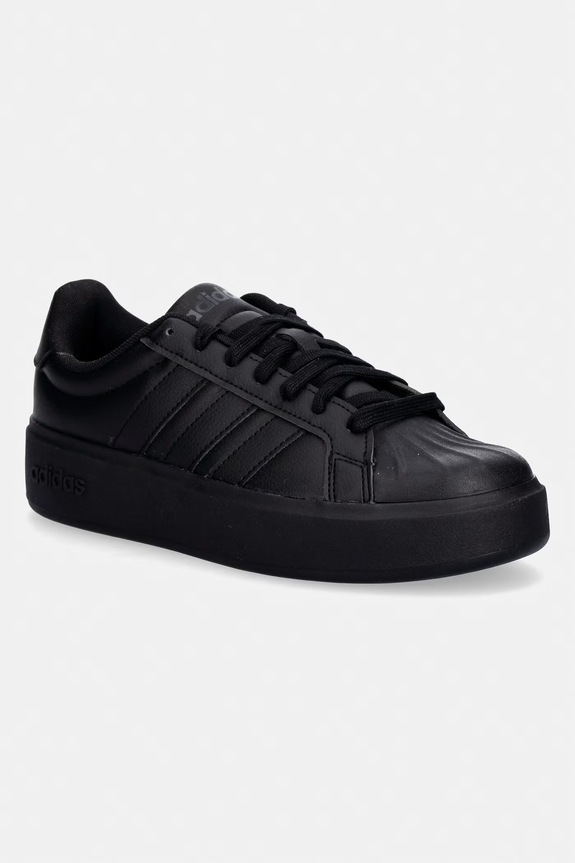 adidas sneakersy Streettalk Bold imitacja skóry licowej czarny KJ3858