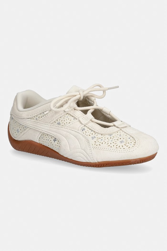 Puma sneakersy Speedcat Go Bejewelled syntetyczny beżowy 404906