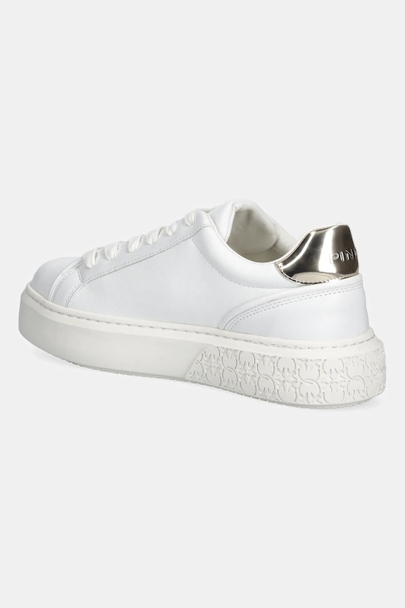Obuwie Pinko sneakersy skórzane Yoko 06 SS0041.P087.Z1B biały