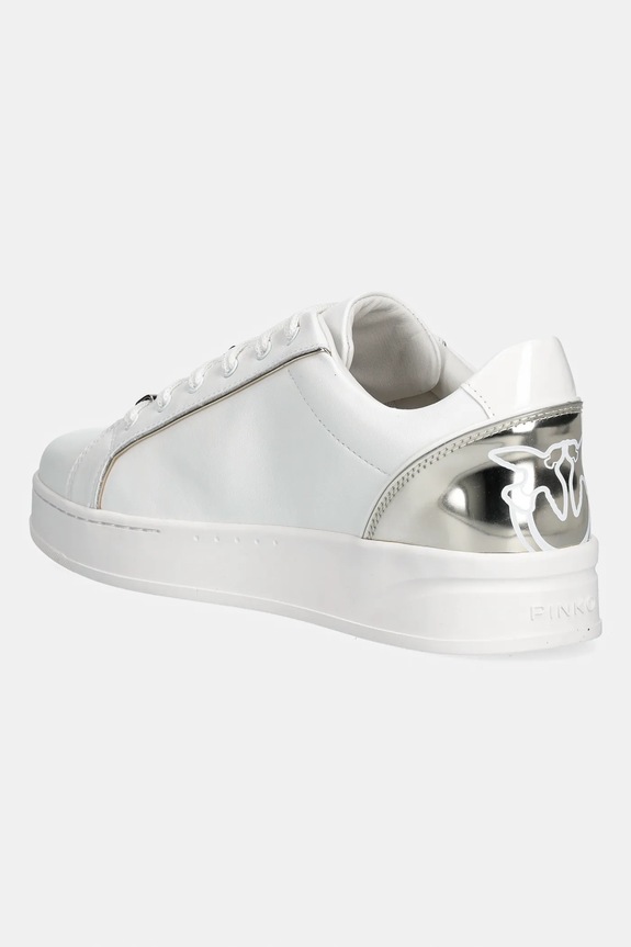 Obuwie Pinko sneakersy skórzane Iris 01 SS0131.P001.ZX8 biały