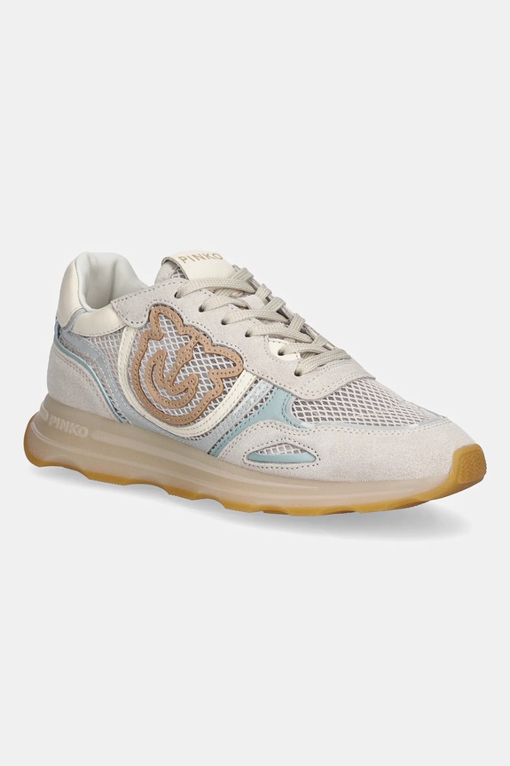Sneakers Pinko Zoe 18B συνθετικό μπεζ SS0175.P084.E5T