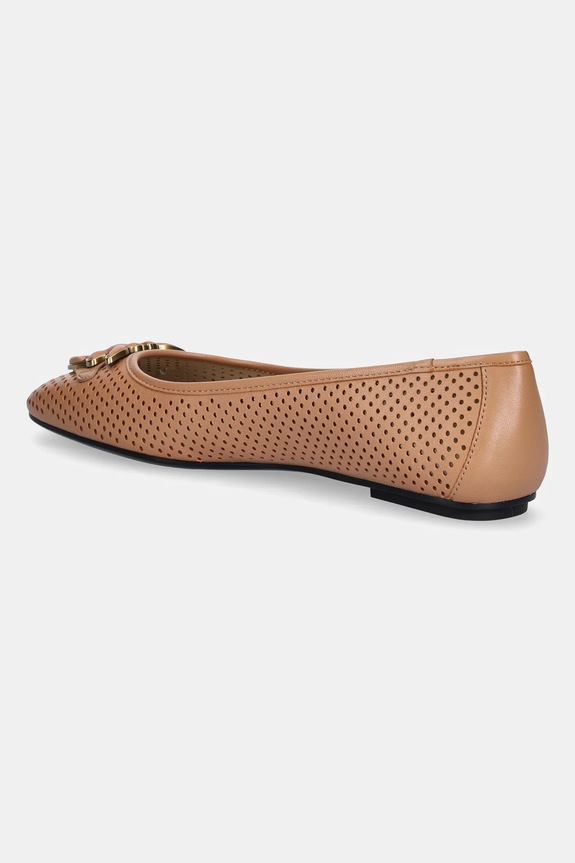 Cipők Pinko bőr balerina cipő Max 11 SD0457.P003.Q61 barna